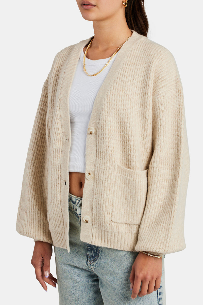 Cernucci Oversized Knitted Cardigan