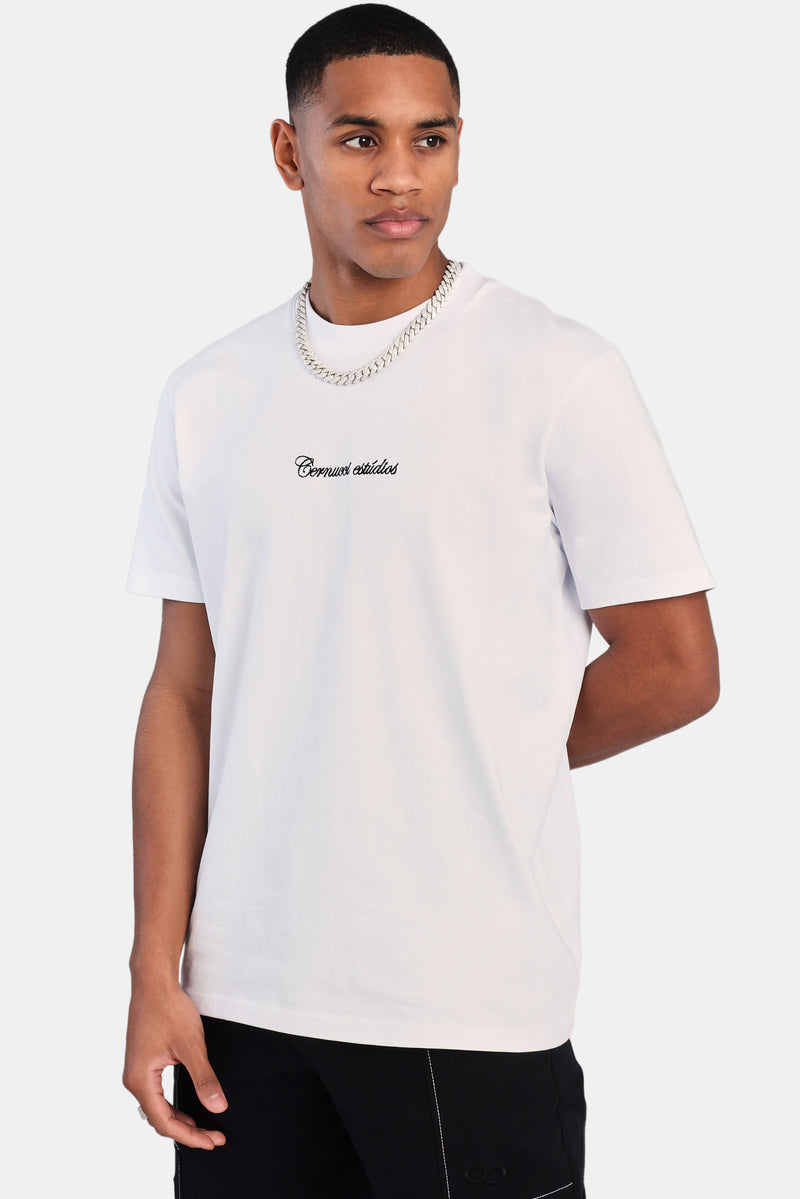 Cernucci Studios Embroidered T-Shirt - White