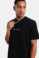 Cernucci Studios Embroidered T-Shirt - Black