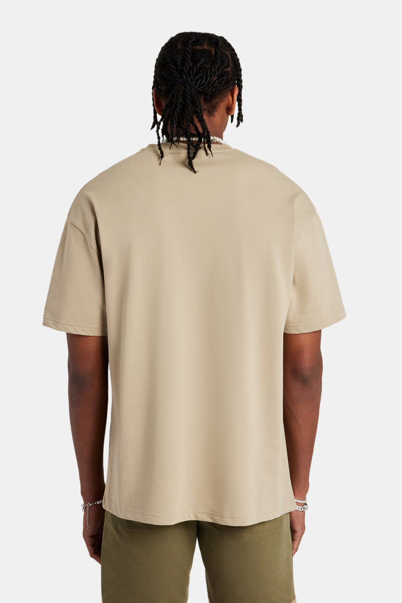 Palm Graphic Oversized T-Shirt - Sage