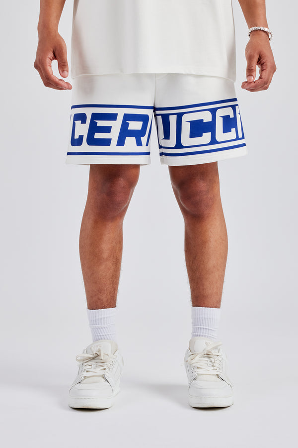 Moto Jersey Shorts - Off White