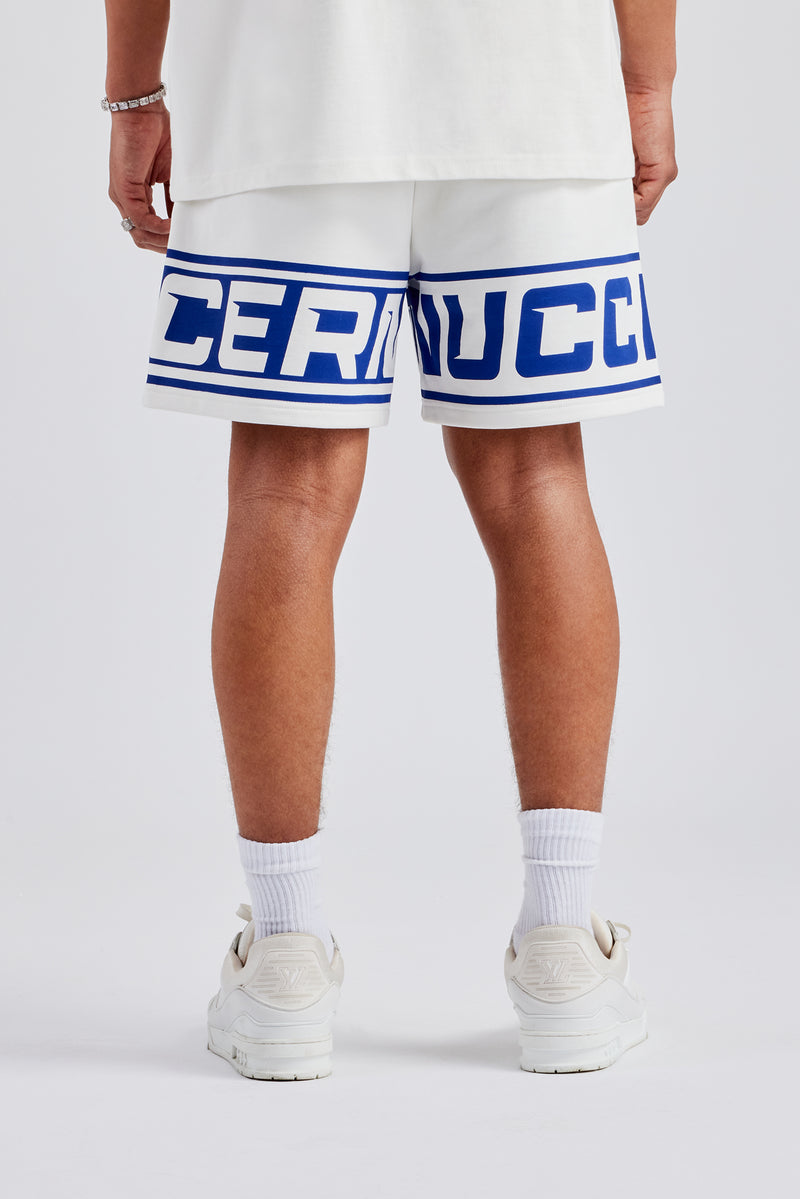 Moto Jersey Shorts - Off White