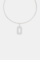Iced 0 Number Pendant