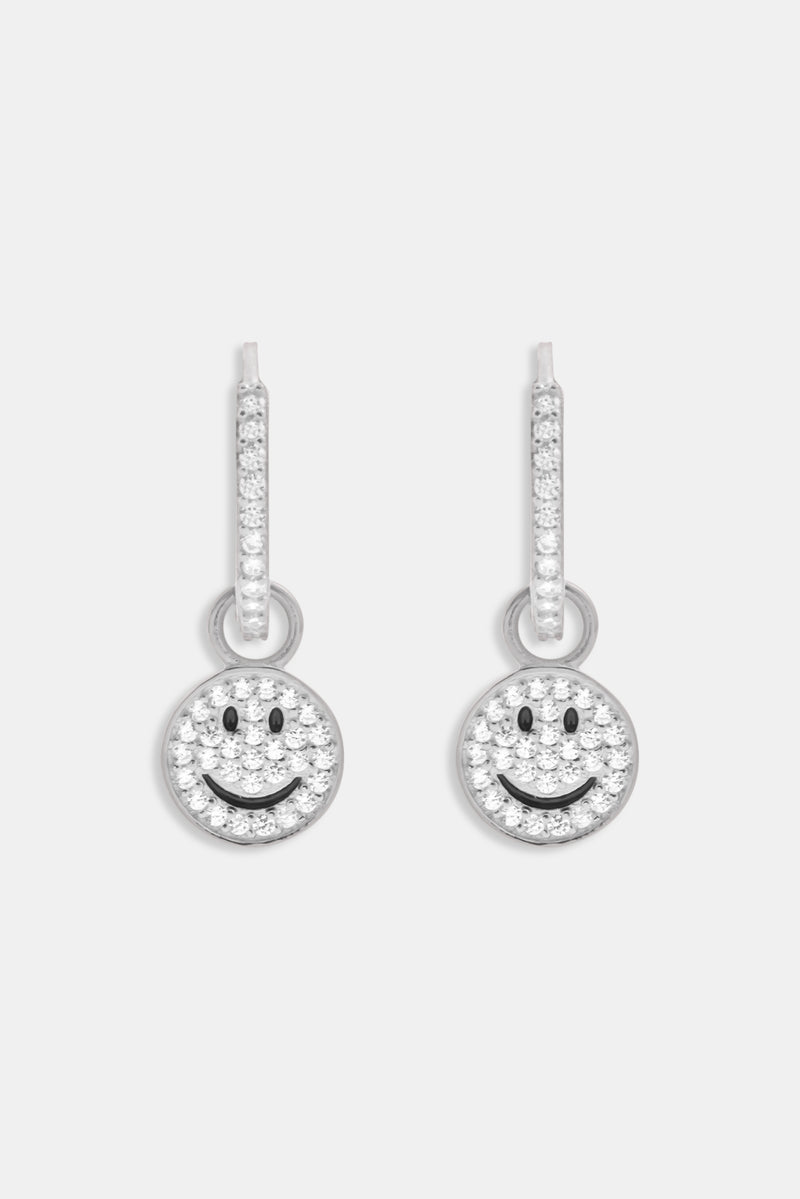 Iced Face Motif Earrings