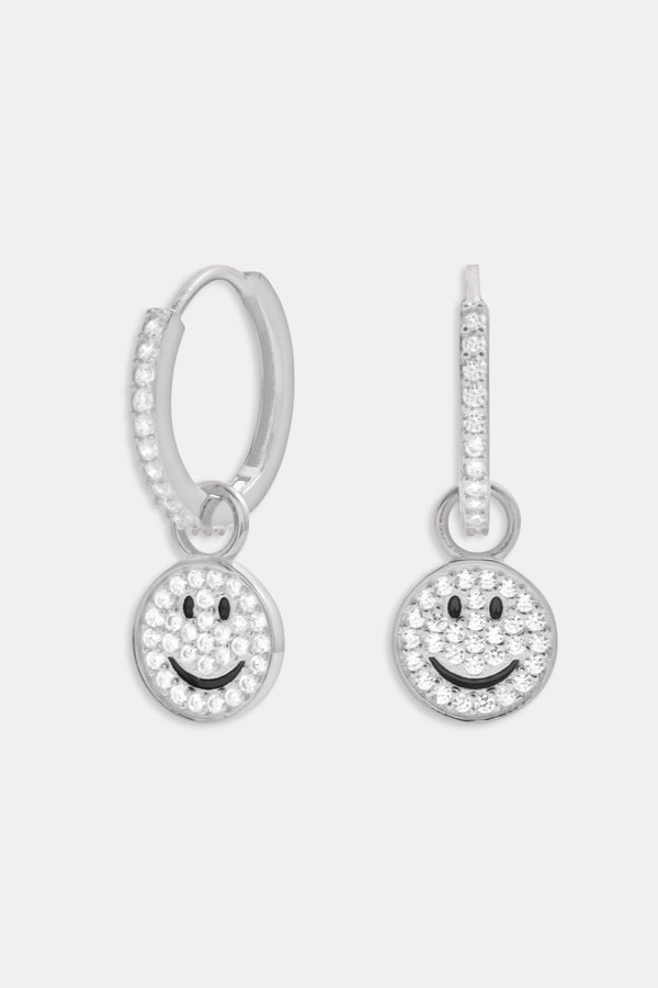 Iced Face Motif Earrings