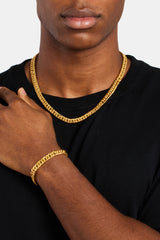 Square Cuban Chain - Gold