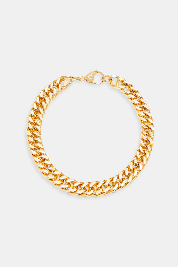 Square Cuban Bracelet - Gold