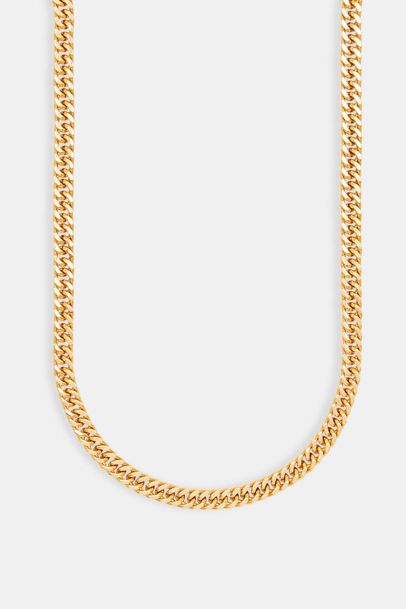 Square Cuban Chain - Gold