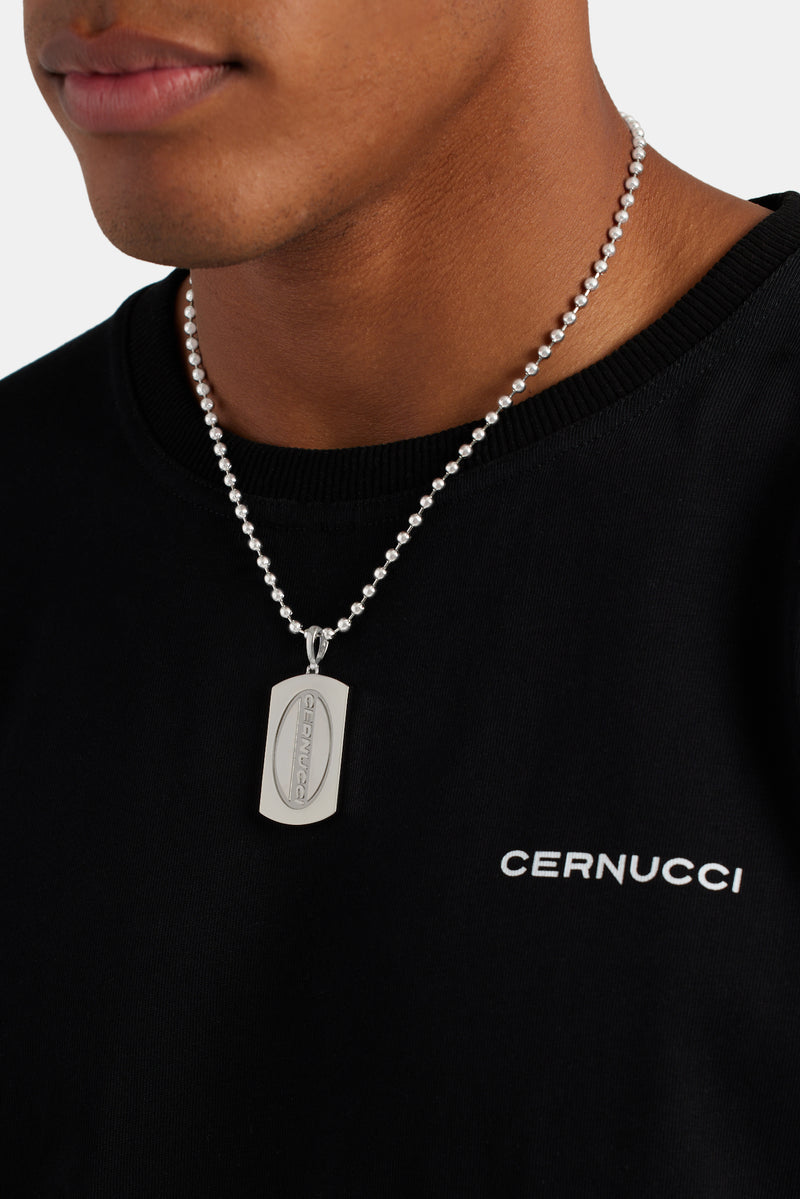 Logo Polished Dog Tag