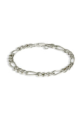 925 Sterling Silver Figaro Bracelet - 5mm