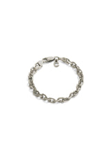 925 Sterling Silver Oxidised Chunky Anchor Bracelet - 6mm