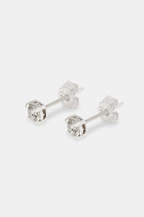 Moissanite 4mm 925 Stud Earrings