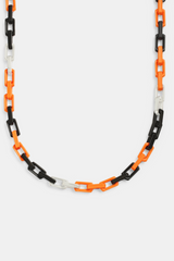 10mm Black & Orange Link Chain