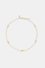 Cross Thin Link Chain - 2.5mm - Gold