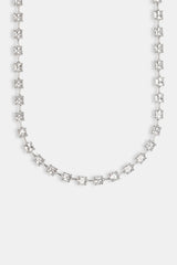 Iced Square Cut Stone Chain - 6mm