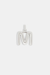 Mini Polished Balloon Letter Pendant - 20mm