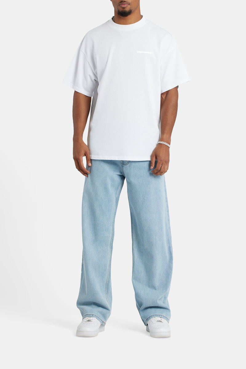 Baggy Fit Jeans - Light Blue