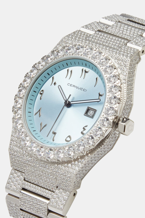 Cernucci Blue Iced Watch