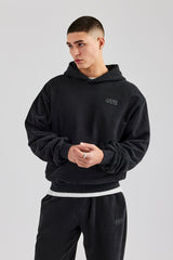 Washed Hoodie - Black