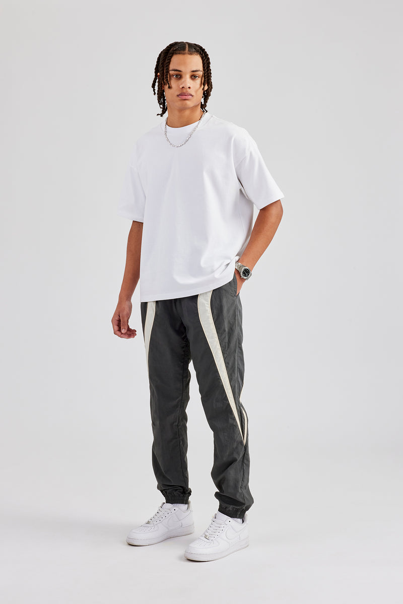 CCC Nylon Cuffed Jogger - Charcoal