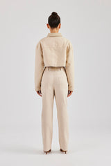 Twill Cord Jacket and Trouser - Stone