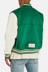 Cernucci Varsity Bomber Jacket - Green