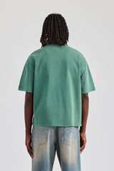 Washed Boxy T-Shirt - Green