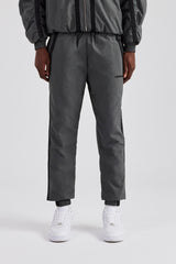 Nylon Colour Block Cuffed Jogger - Charcoal