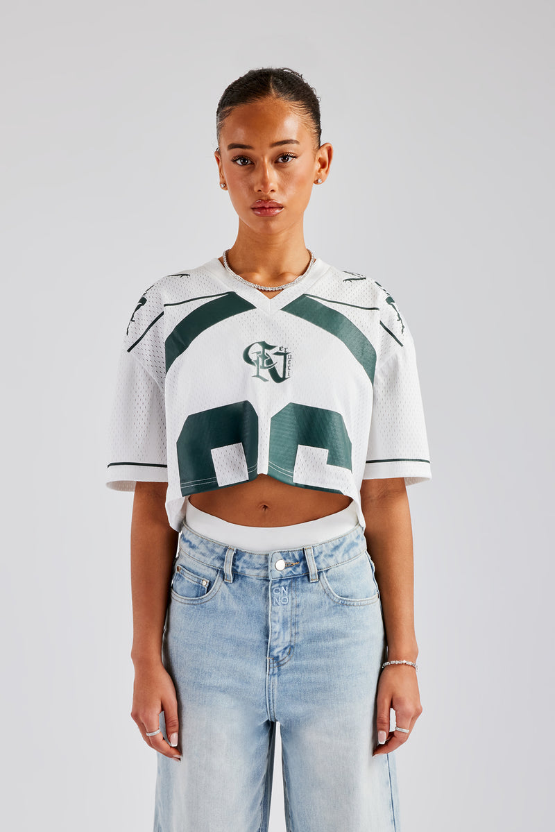 86 Cropped Mesh Top