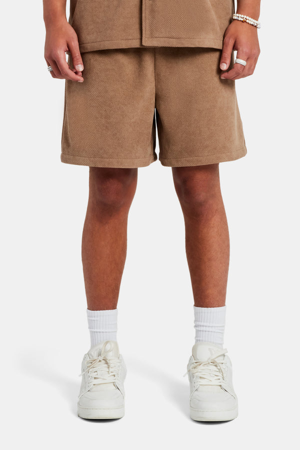 Heavyweight Textured Short - Mocha