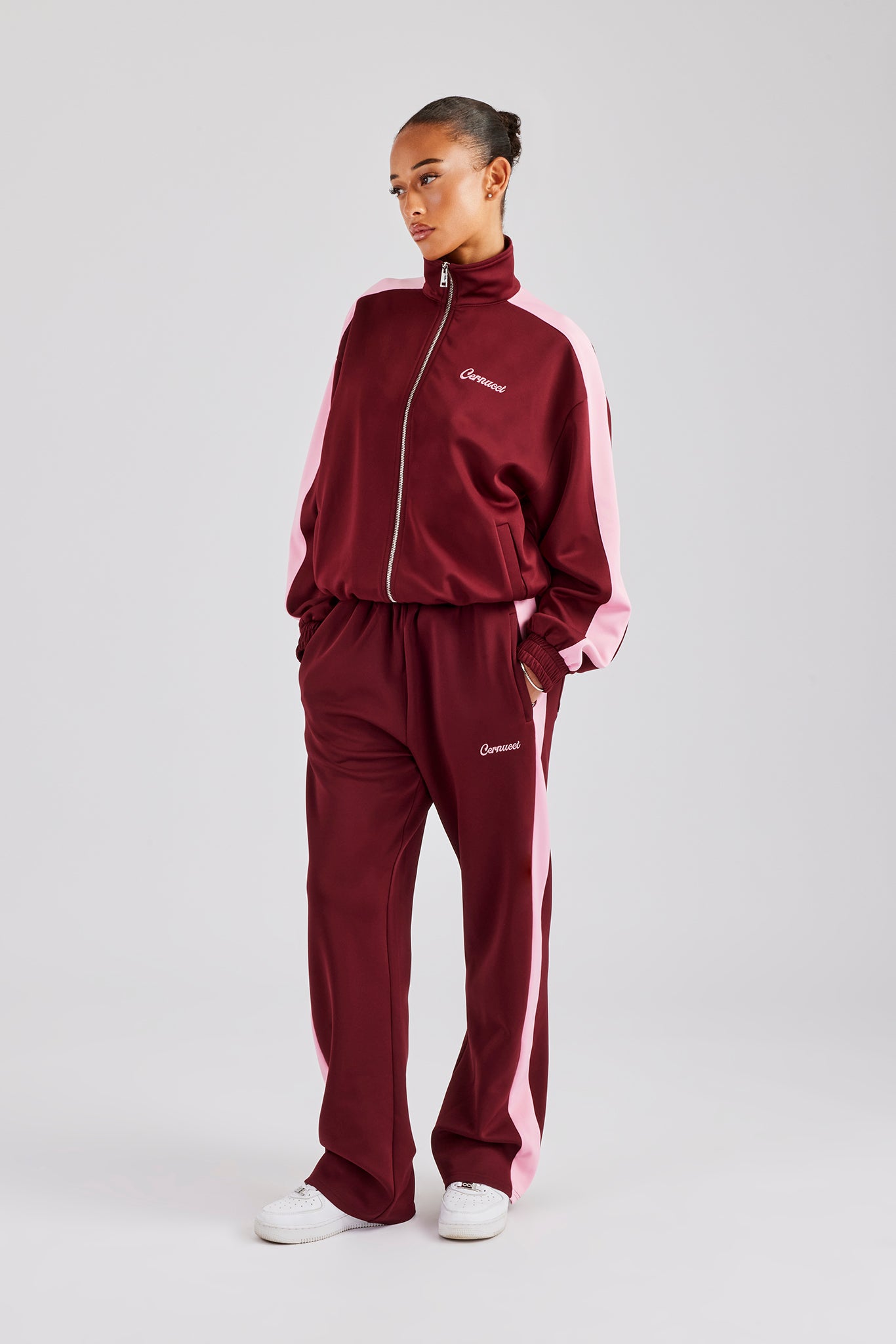 Maroon tracksuit womens online