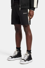 Contrast Panel Shorts - Black