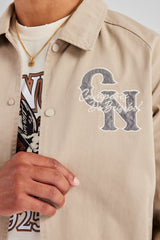 CN Twill Harrington Jacket - Beige