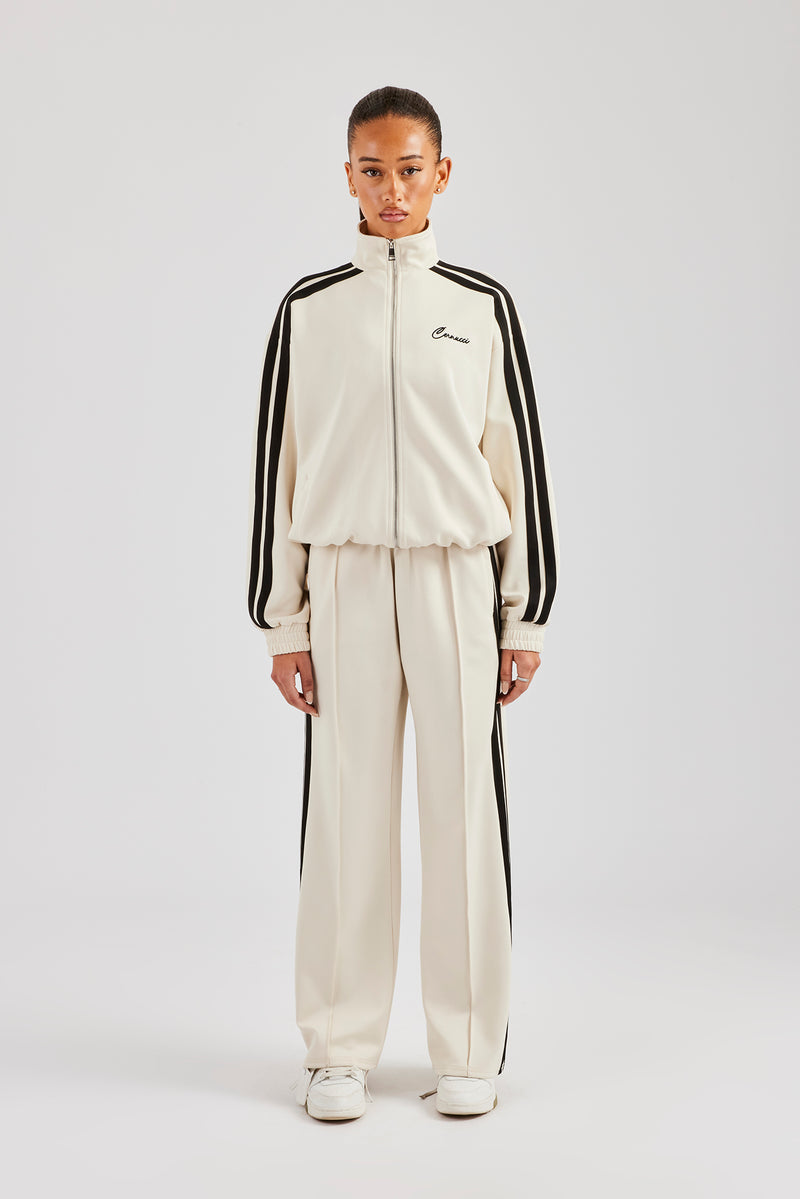 Zip Through Taping Tracksuit - Off White