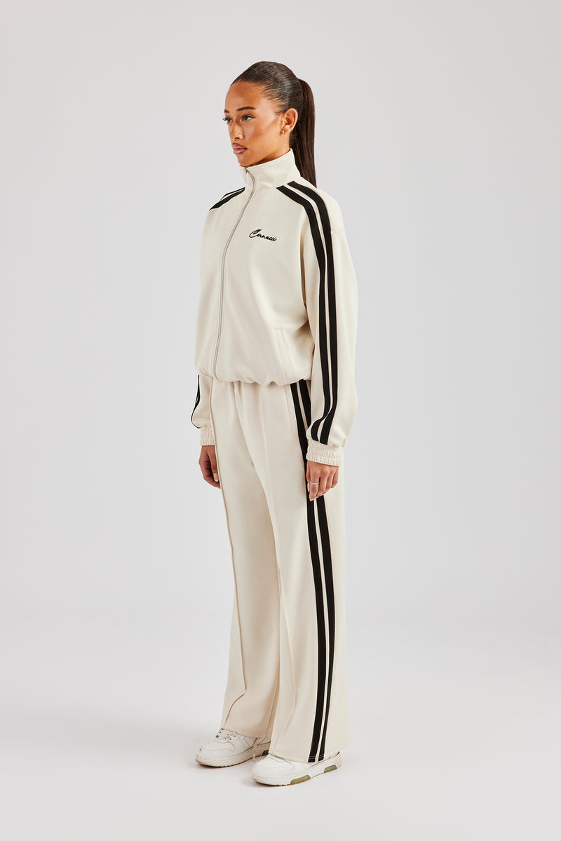 Zip Through Taping Tracksuit - Off White