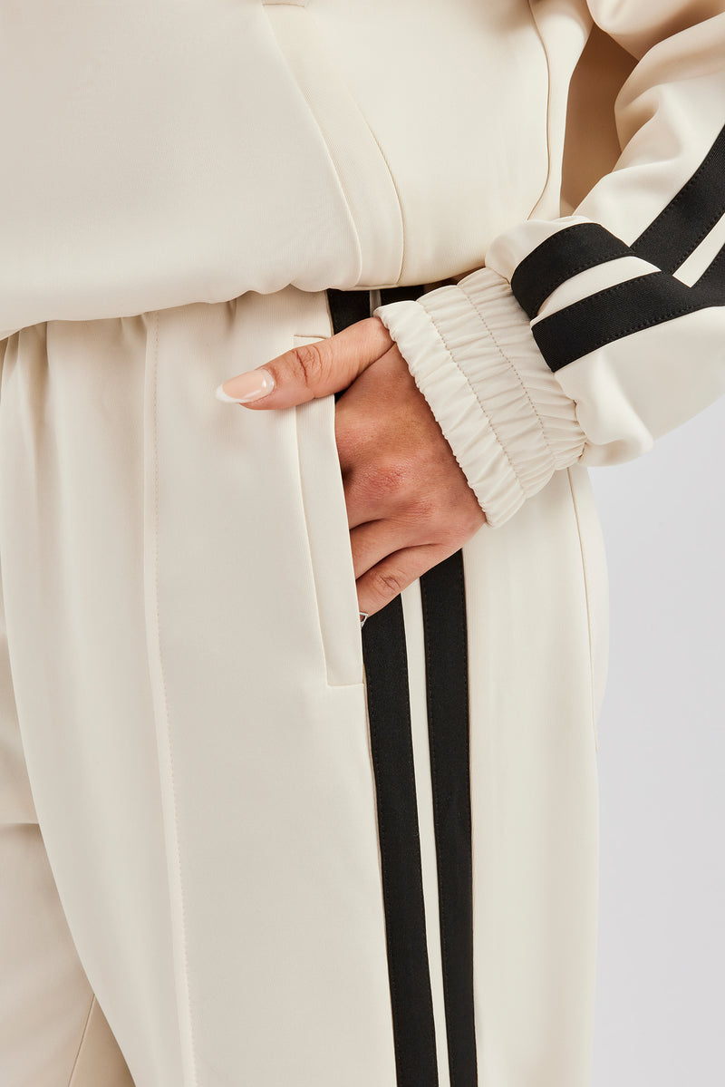 Taping Straight Leg Track Pant - Off White