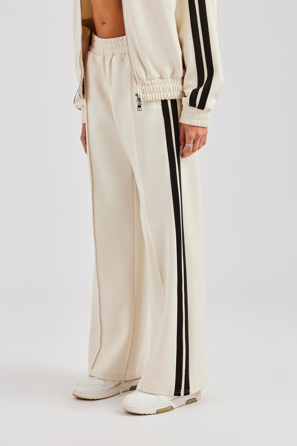 Taping Straight Leg Track Pant - Off White