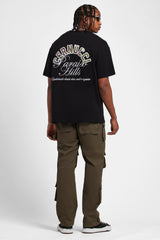 Relaxed Twill Cargo Trouser - Khaki