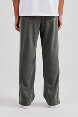 Piping Split Hem Trouser - Grey