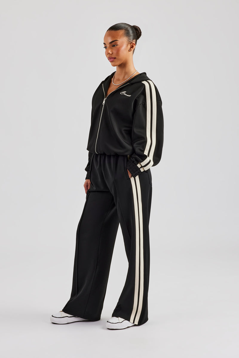 Taping Hooded Tracksuit - Black