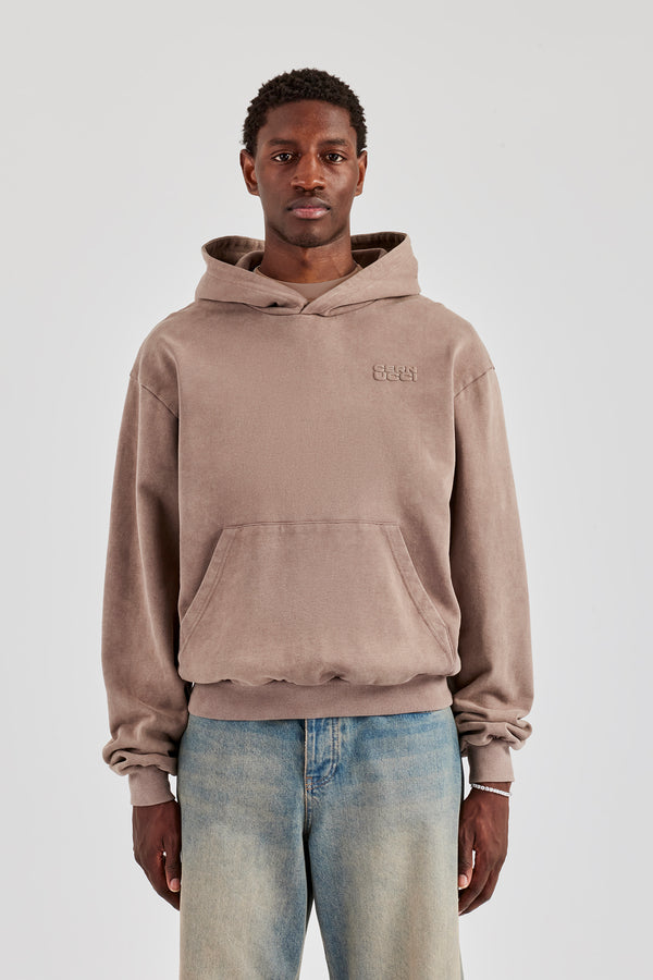 Washed Hoodie - Taupe