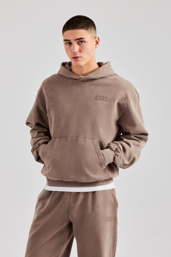 Washed Hoodie - Taupe