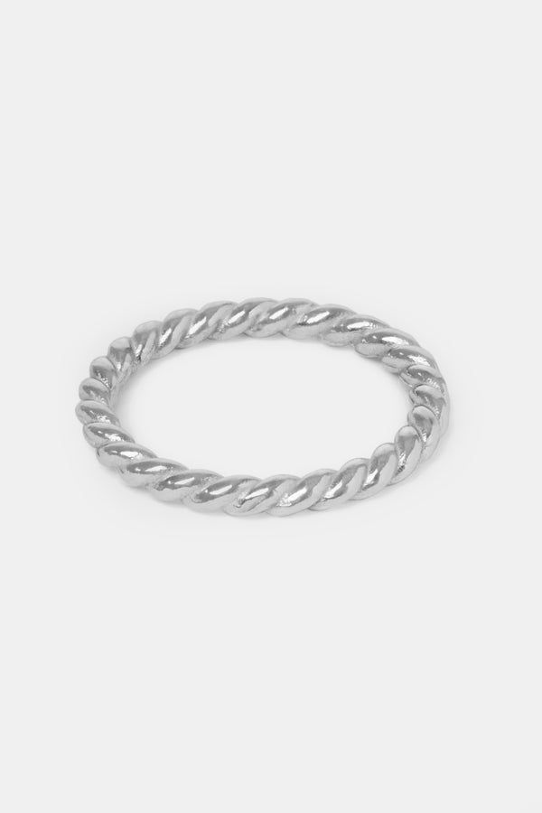 Polished Twisted Stacking Ring - 3mm