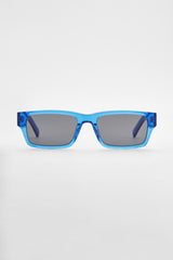 Rectangular Acetate Sunglasses - Blue