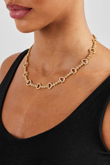 Heart Motif Chain - Gold