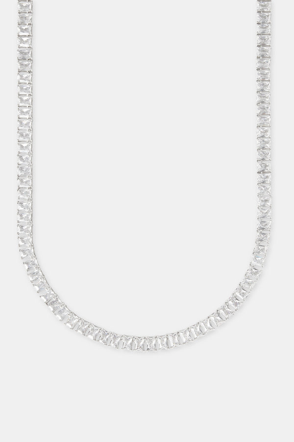 Iced Baguette Stone Tennis Chain - 6mm