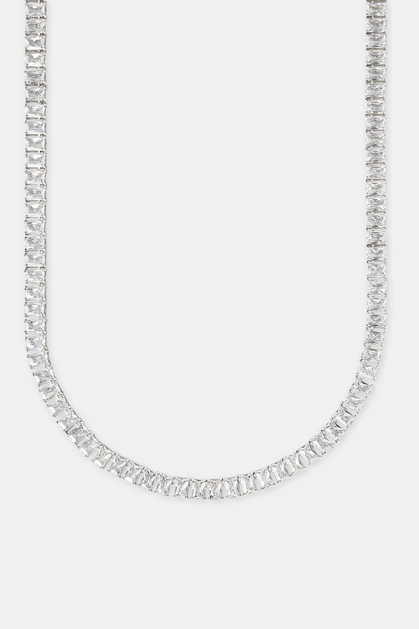 Iced Baguette Stone Tennis Chain - 6mm