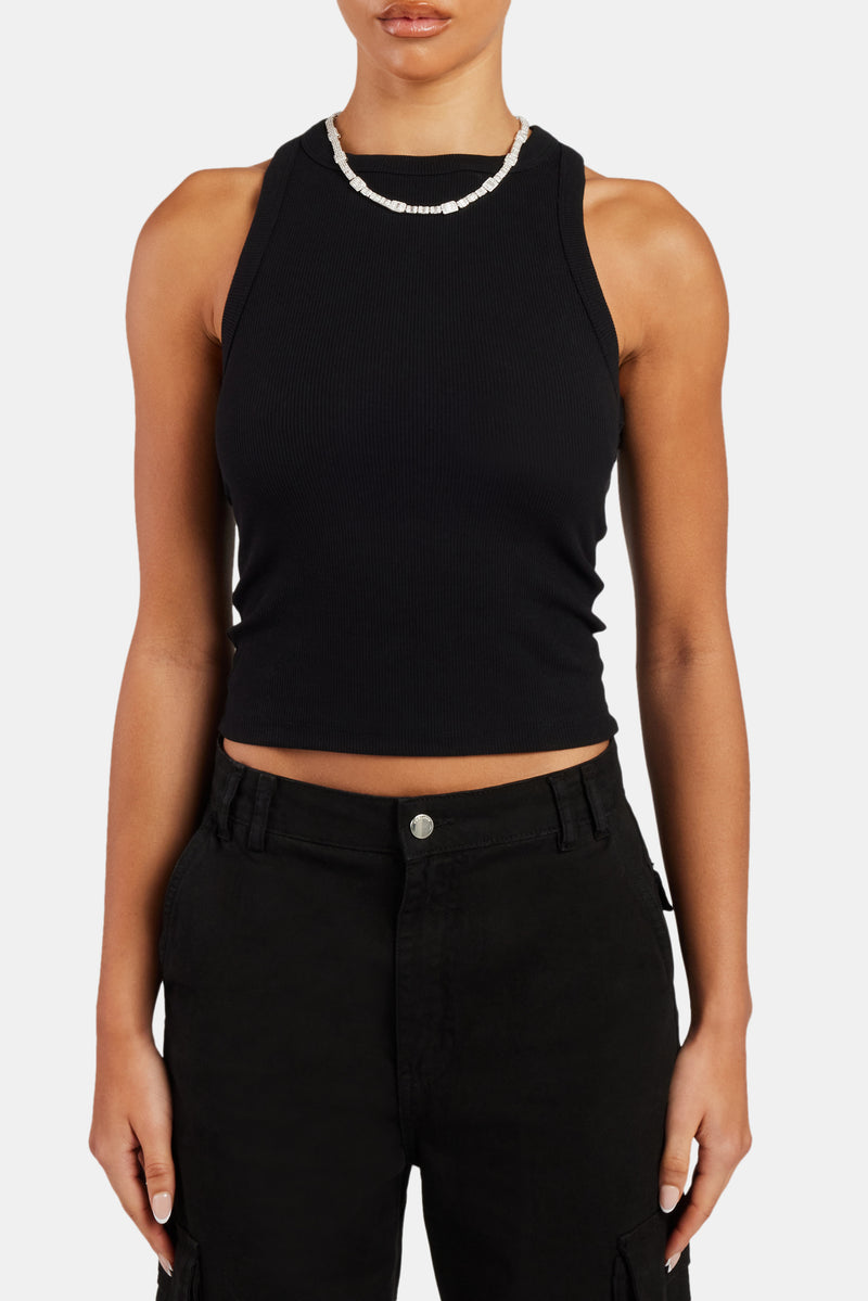 Vest Top - Black