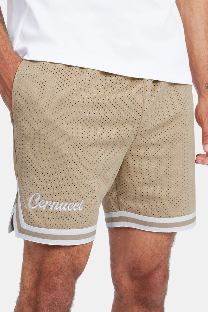 Cernucci Mesh Short - Stone