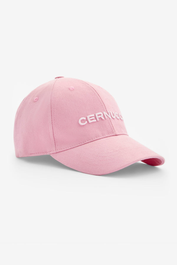 Cernucci Embroidered Cap - Baby Pink